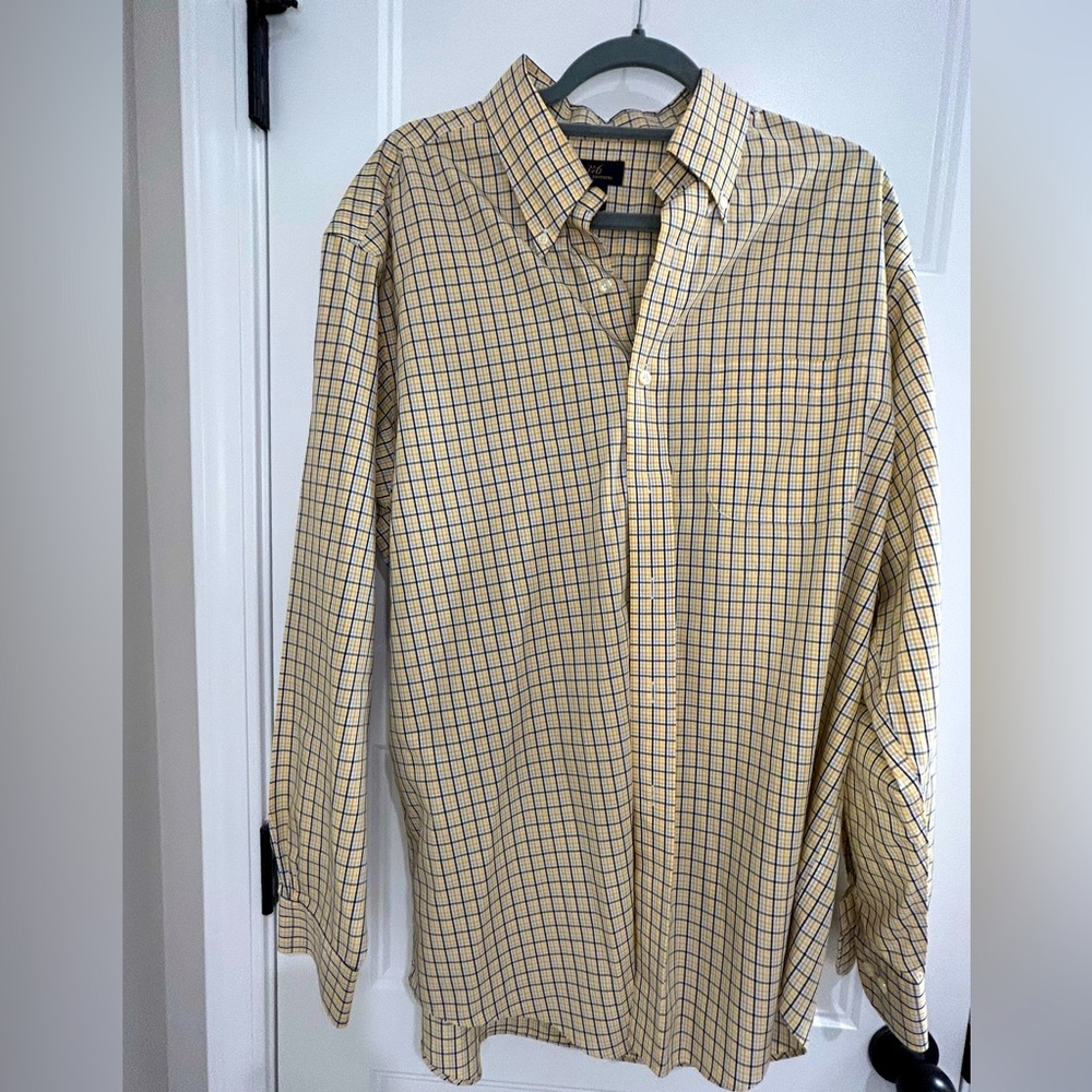 Brooks Brother 346 Large Non-Iron 100% Cotton Men’s Shirt